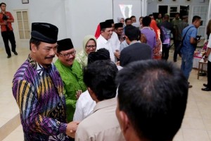 WAGUB SOERYA, HALAL BIHALAL DENGAN MASYARAKAT LINGGA