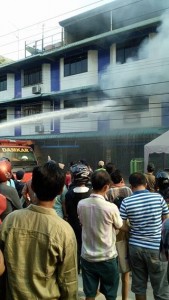 Kedai kopi Sweet Terbakar Diduga Arus Pendek Listrik