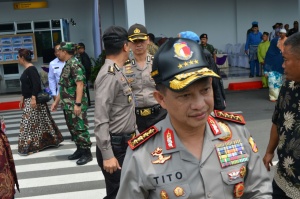 Kapolri sambut hangat Presiden Jokowi di Natuna