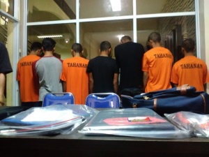 Kapolres : Enam pelaku pencurian rumah dan kios di Tanjungpinang berhasil dibekuk!
