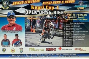 Dompak jadi ajang Drag Bike Cup I Open