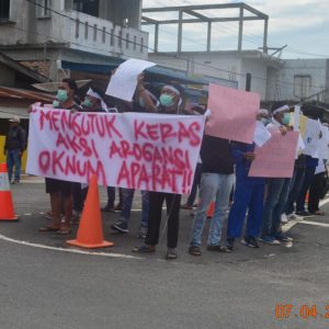 Terkait Penembakan rumah Ketua LAM Natuna, APPN gelar aksi damai