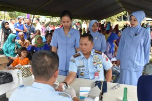 Danlanud RHF gelar pengobatan gratis di Bintan