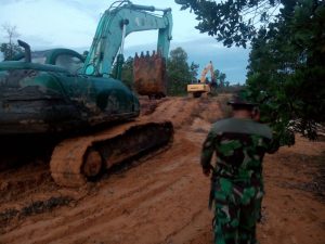 Dandim 0315 Bintan berhasil percepat pembangunan jalan Toapaya