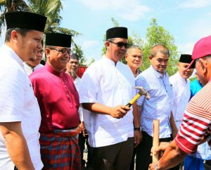 Pemkab Bintan resmi memulai pembangunan Jembatan Desa Pengujan