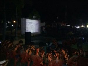 Kodim 0315 Bintan dan PP Nobar G30S PKI di Tepi Laut