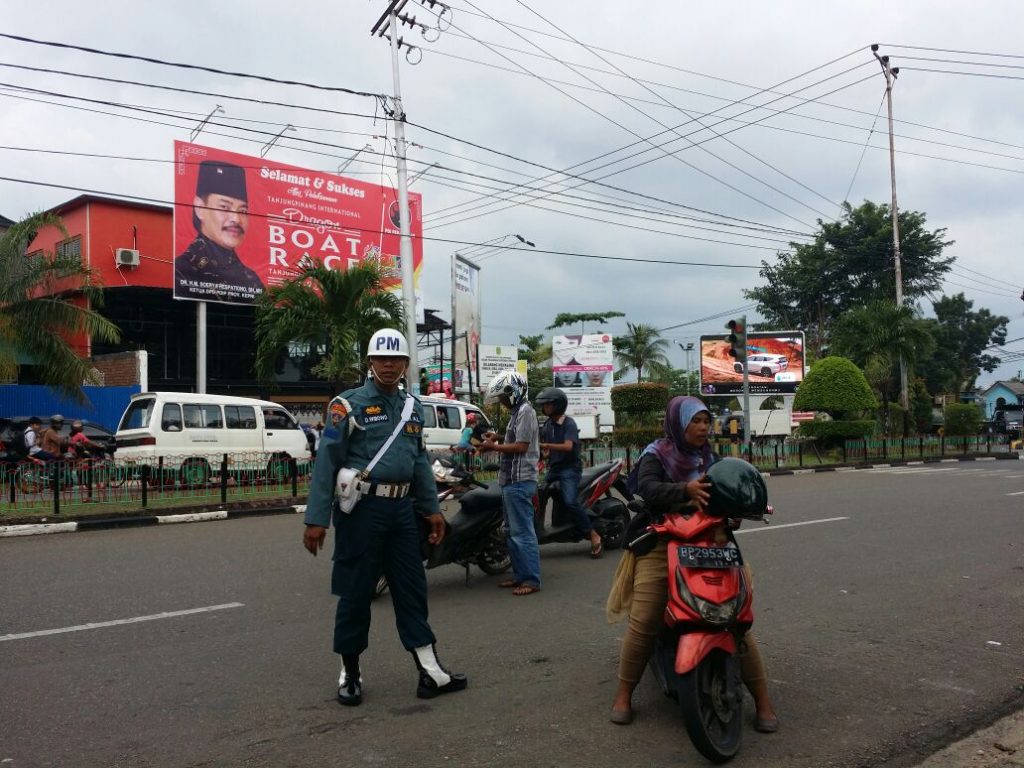 Kasatlantas Tanjungpinang pimpin Razia bersama TNI