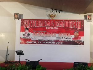 Ratusan masyarakat antusias hadiri silathurahim bersama Widiastadi Nugroho