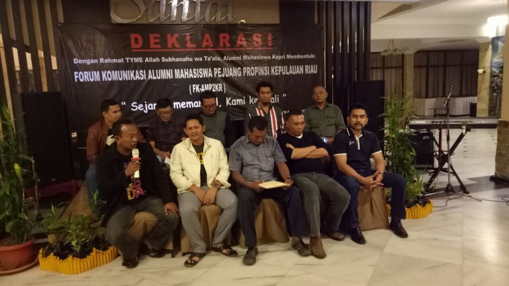 13 aktivis pejuang Kepri “Menggugat hasil perjuangan pembentukan Provinsi yang tidak sesuai dengan cita-cita awal”