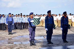 Upacara HUT ke-99 Pemadam Kebakaran di pimpin Sekda Natuna