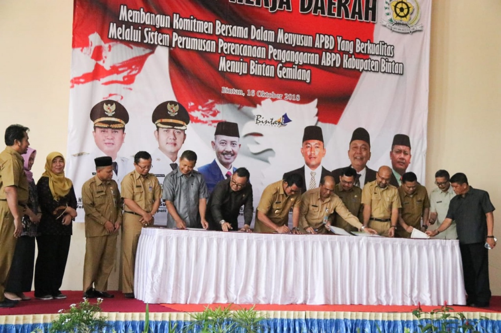 Rapat kerja daerah Kabupaten Bintan hasilkan APBD yang berkualitas
