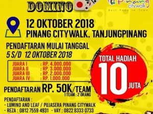 Ikuti Turnamen Domino, Rebut Hadiah 10 Juta