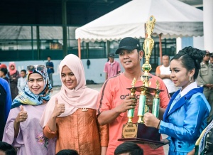 SMP Negeri 2 Bintan Sabet Juara Marching Band Championship