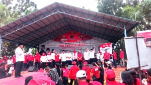 Kampanye PDI-Perjuangan, Lis: Ayo bekerja untuk menangkan Jokowi