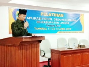 Gelar Pelatihan, Dody : Aplikasi Ini Dapat Mengetahui Program Pemerintah