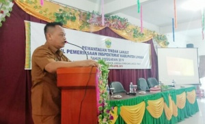 Molor Selesaikan Laporan, Wabup Lingga Minta Inspektorat Tindak Tegas