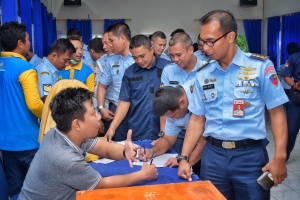 Lanud RHF dan Dinkes Tanjungpinang Kerjasama Cegah HIV