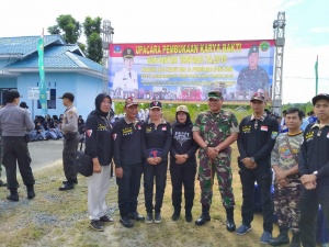 KB FKPPI Kepri Ikut Sukseskan Binter Terpadu Kodim 0315 Bintan