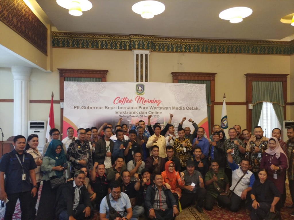 Plt. Gubernur Kepri Gelar Coffee Morning Bersama Wartawan