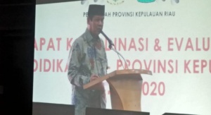 H. Isdianto Buka Rakor Disdik 2020