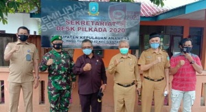 Pjs Bupati KKA Pantau Posko Sekretariat Desk Pilkada