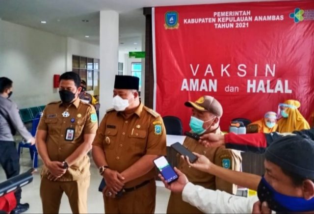 Tensi Belum Stabil, Bupati Anambas Tidak di Vaksin