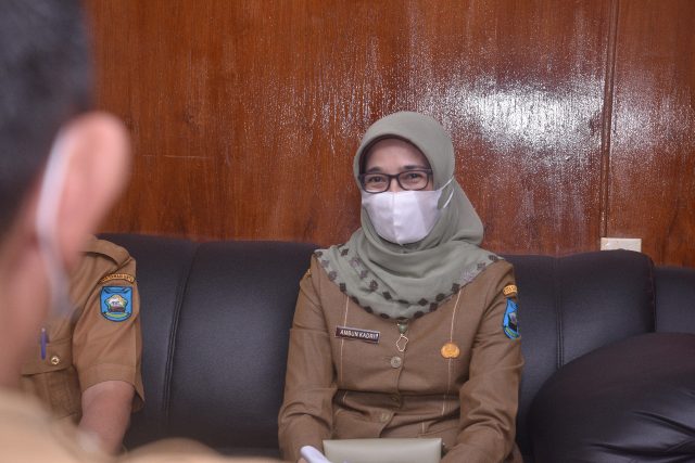 Sidak ke Dinas Kebudayaan, Peninggalan Bersejarah dan Permuseuman Deri Asta Bersama Sekdako Beriman instruksi