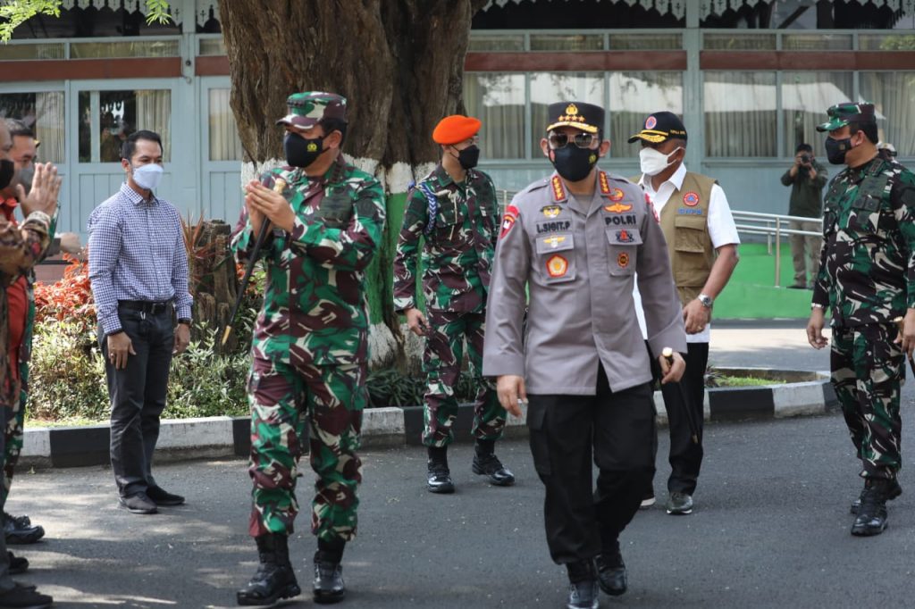 Cek Penanganan Covid 19 di Kudus, Panglima TNI, Kapolri dan Kepala BNPB Perintahkan Ini