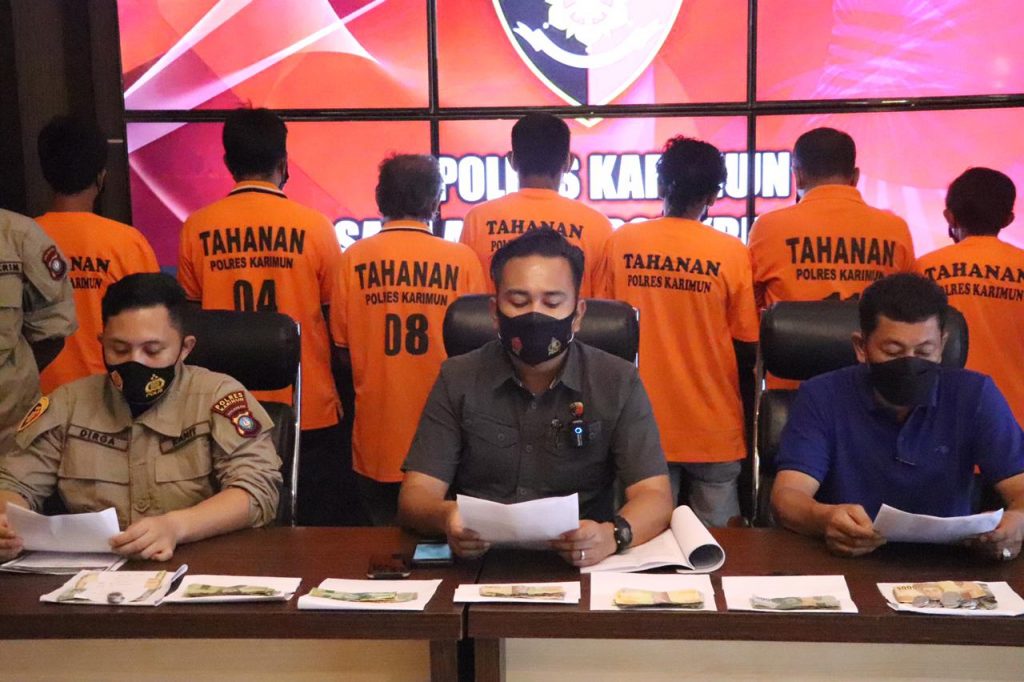 10 Tersangka Pungli diamankan Polres Karimun