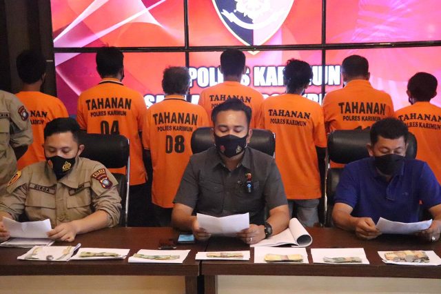 10 Tersangka Pungli diamankan Polres Karimun