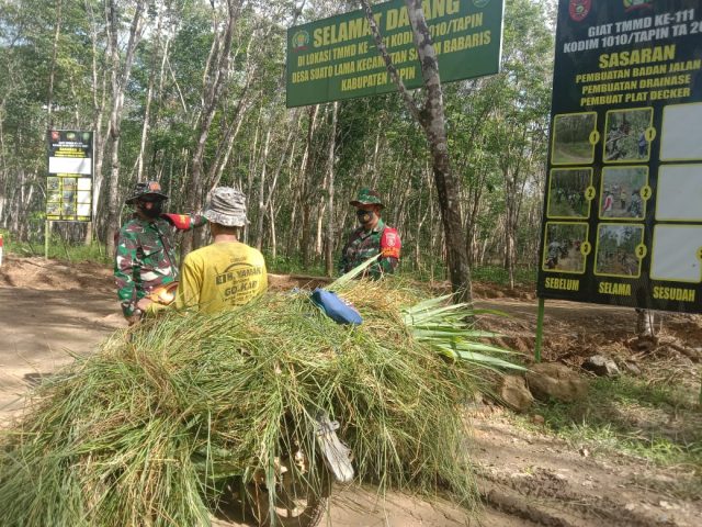 Slamet Senang, Pembangunan Infrastruktur Program TMMD