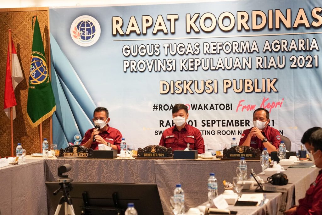 Rakor Dengan Gubernur Kepri, Menteri ATR : Negara Hadir untuk Mensejahterakan Masyarakat