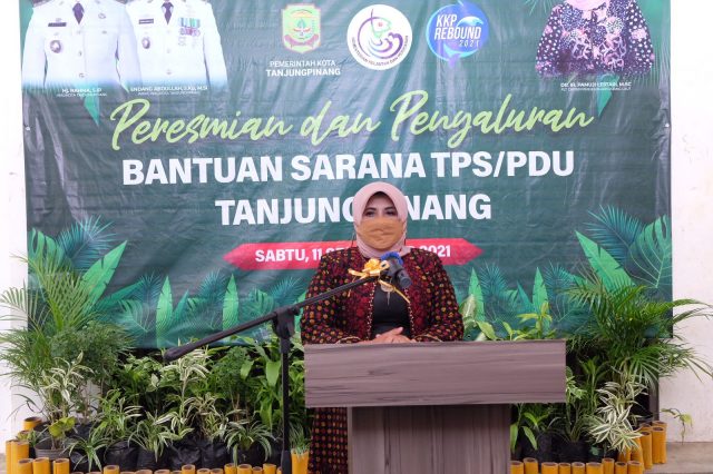 Walikota Tanjungpinang Tinjau Bank Sampah
