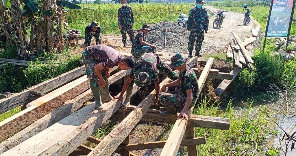 Dansatgas TMMD Kodim HST: Maksimalkan Tenaga dan Waktu Guna Tercapainya Semua Sasaran 100 Persen