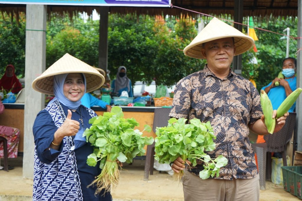 Beri Bantuan Sarana Pertanian, Rahma Juga Ajak Masyarakat Belanja di Gerai Pangan