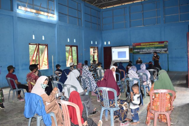TMMD Ke-112, Kodim 1002/HST Gelar Penyuluhan Cegah Tangkal Radikalisme dan Terorisme