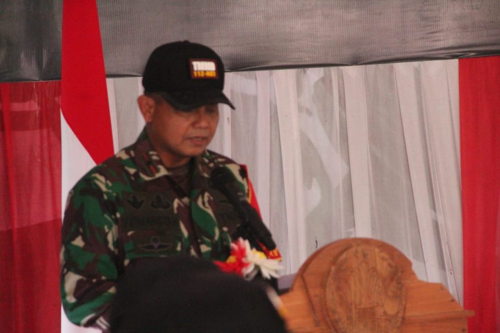 Danrem Antasai, TMMD Wujud Sinergi Membangun Negeri