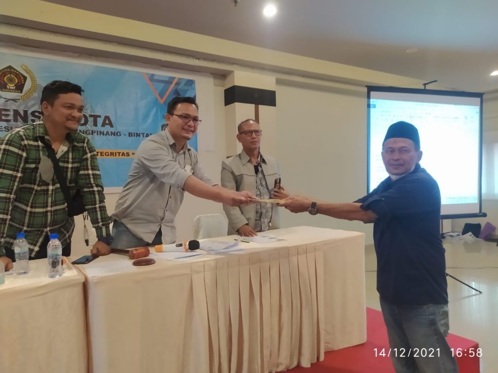 Amril Agin Pimpin PWI Tanjungpinang 3 Tahun Depan