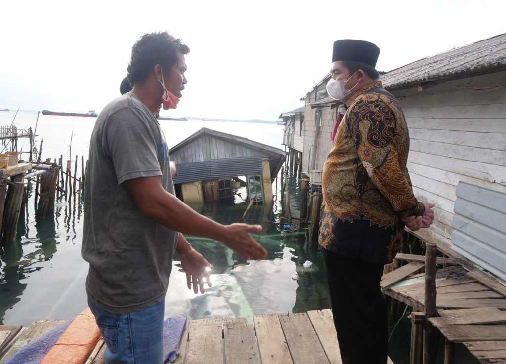 Korban Rumah Ambruk di Mentegi Ucapkan Terima Kasih di sambangi Plt. Bupati Bintan