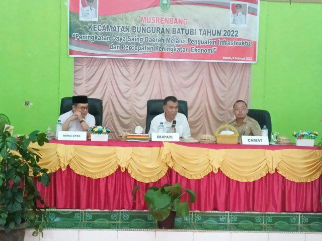 Hadiri Musrenbangcam, Bupati Natuna Minta Prioritaskan Kebutuhan Petani