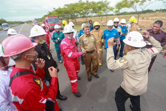 Gubernur Ansar Pimpin Apel Bulan K3 Nasional di Batam