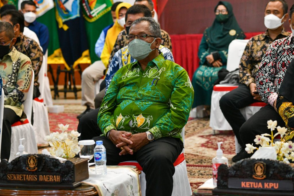 Pj.Sekdaprov Kepri Saksikan Peluncuran Hari Pemungutan Suara Pemilu 2024
