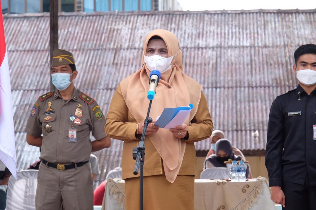 HUT Satpol PP dan Satlinmas, Walikota Rahma Harapkan Menjadi Pelopor Penegakan Perda