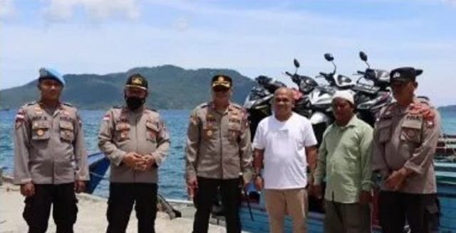 AKBP Iwan Ariyandhy dan Wan Arismunandar Pantau Pelabuhan Rakyat Selat Lampa