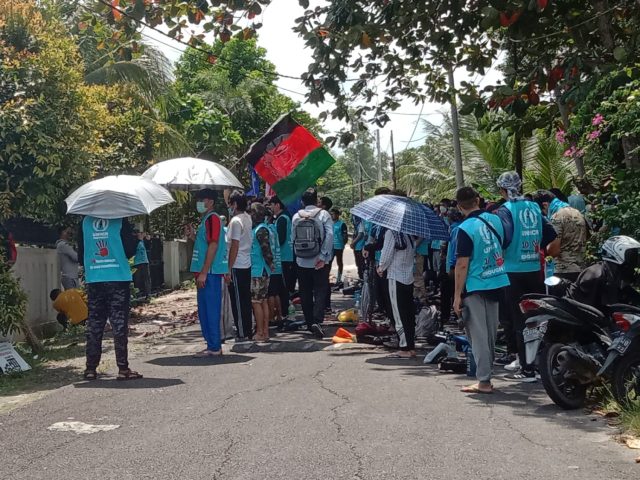 Tiga Orang Pengunjuk Rasa di Kantor UNHCR Tanjungpinang diduga Terpapar Covid-19