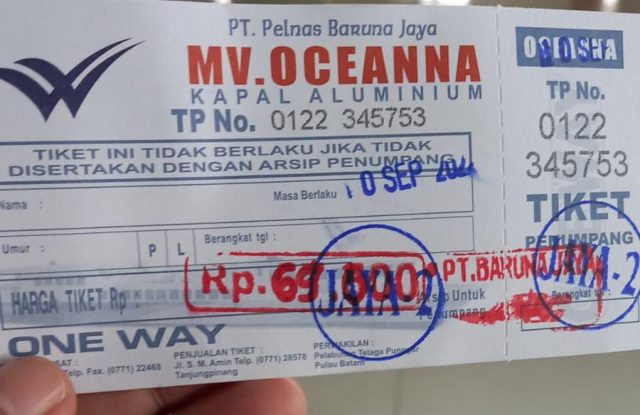 Tiket Kapal Tanjungpinang-Batam Naik Jadi Rp69 Ribu, Penumpang: Tak Masalah