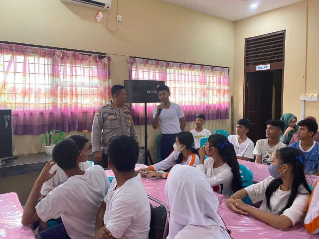 Polresta Tanjungpinang Sosialisasi Penyalahgunaan Narkoba di SMP Negeri 7