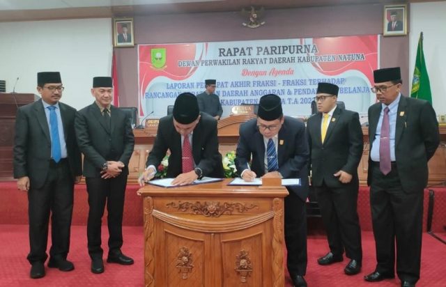 DPRD Sahkan APBD Natuna Tahun 2023 Rp.1,065 Triliun