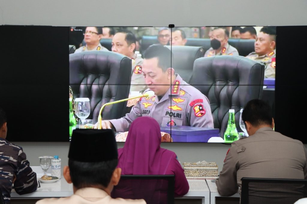 Jelang Nataru, Rahma dan Kapolresta Ikuti Rapat Lintas Sektoral Bersama Kapolri dan Menko PMK