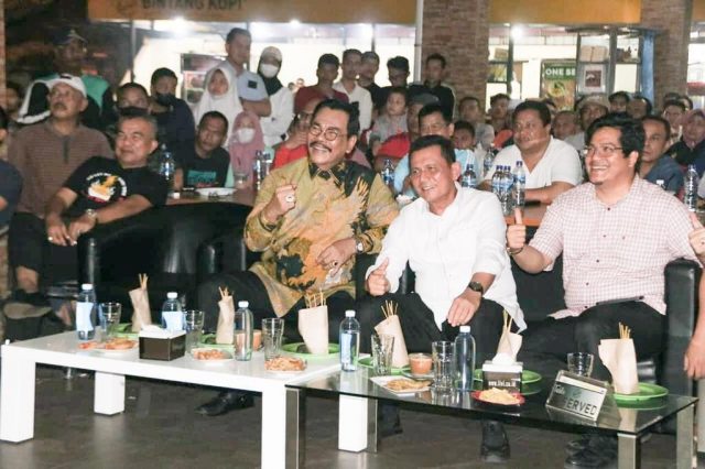 Ansar dan Romo Kompak Nobar Piala Dunia